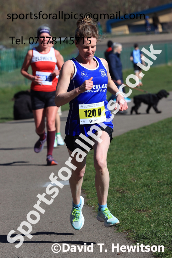 Senior Womens 2026 NECAA Royal Signals Road Relays, Hetton Lyons Country Park, Hetton le Hole. Photo: David T. Hewitson/Sports for All Pics
